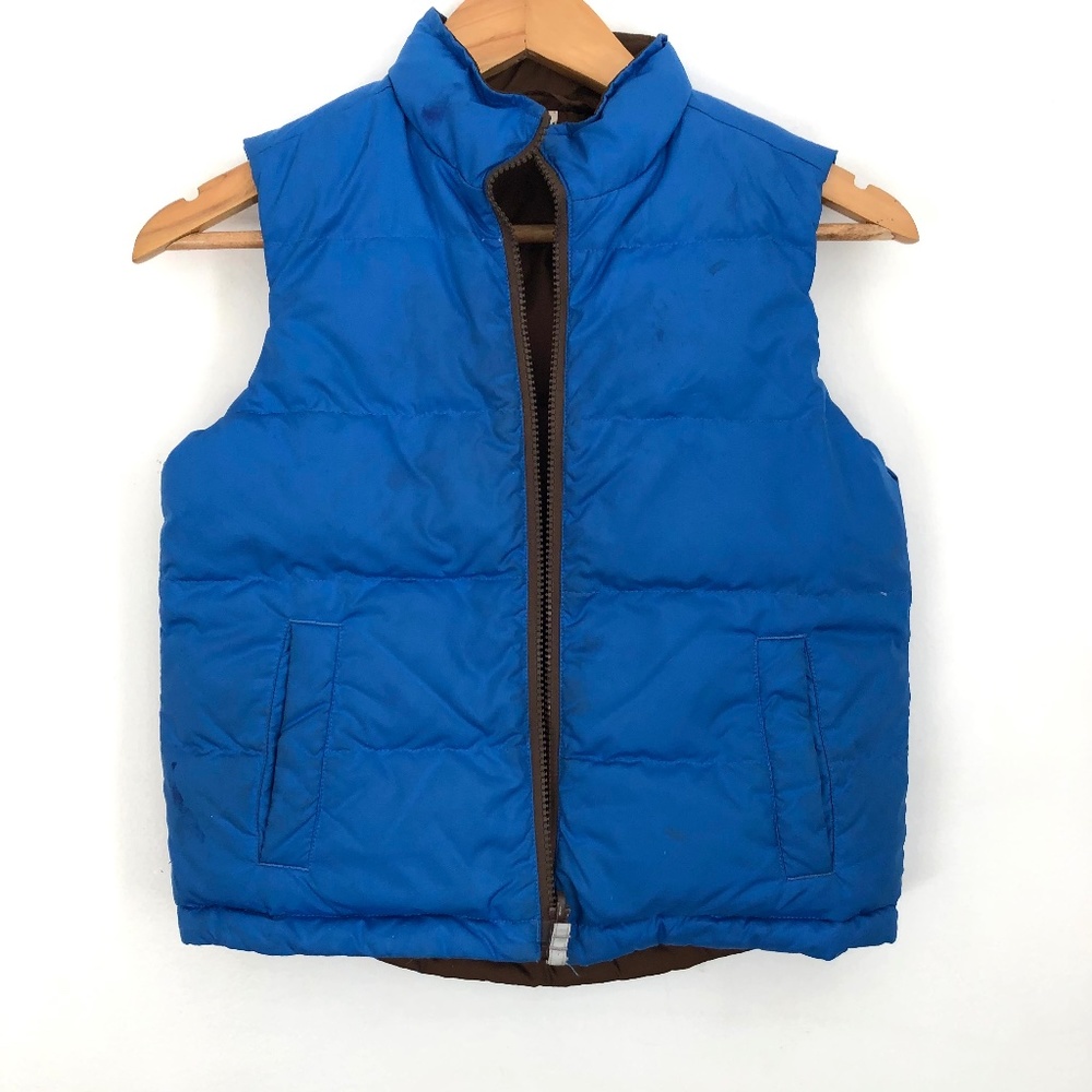 Hanna Andersson Blue Puffer Vest